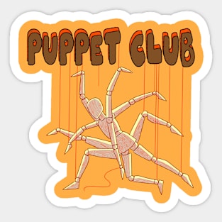 Puppet club Sticker